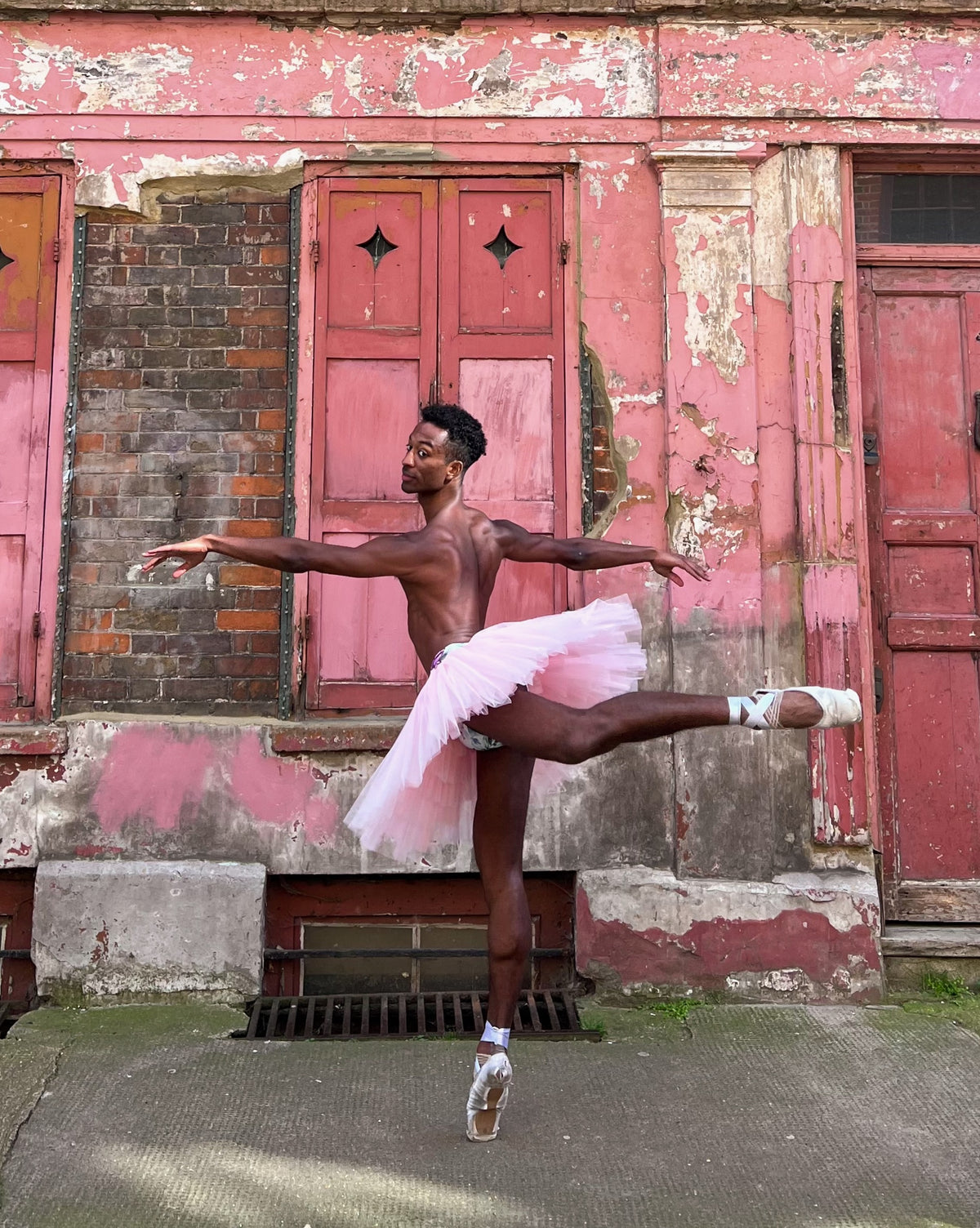 Ballet Photographed In Front Of A Pink Wall III