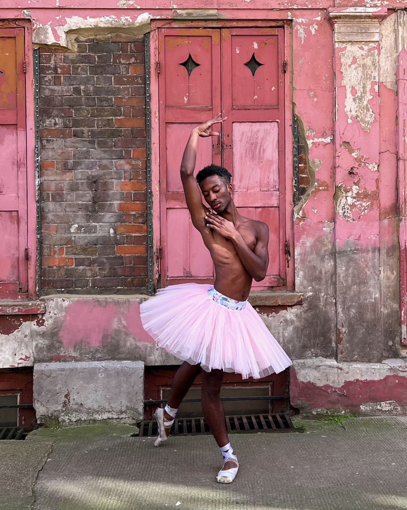 Ballet Photographed In Front Of A Pink Wall IV