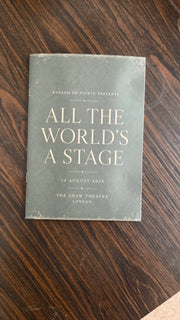 All The World’s A Stage - Official Signed Programme