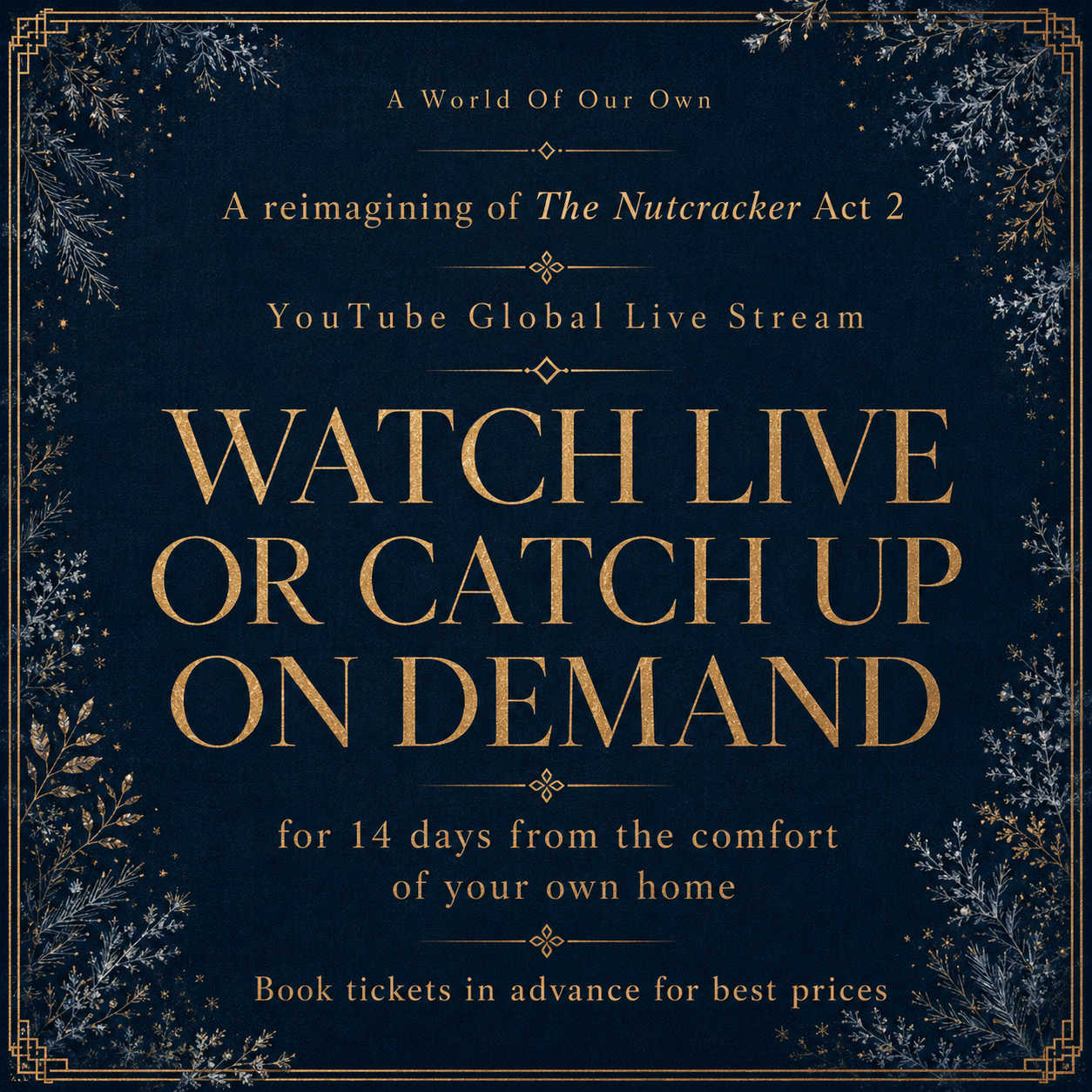 Live Stream + Watch On Demand Tickets