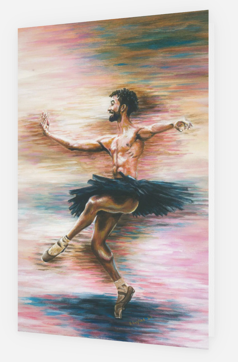 "Flamingo" by Ray Hughes (Card)