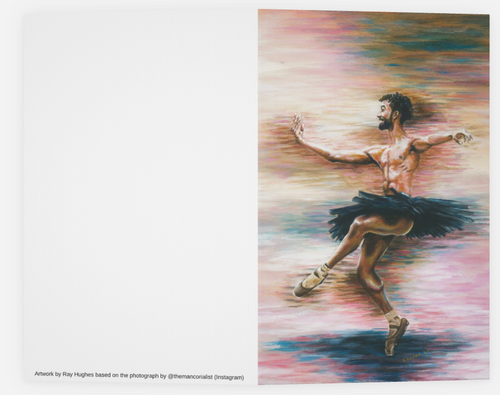 "Flamingo" by Ray Hughes (Card)